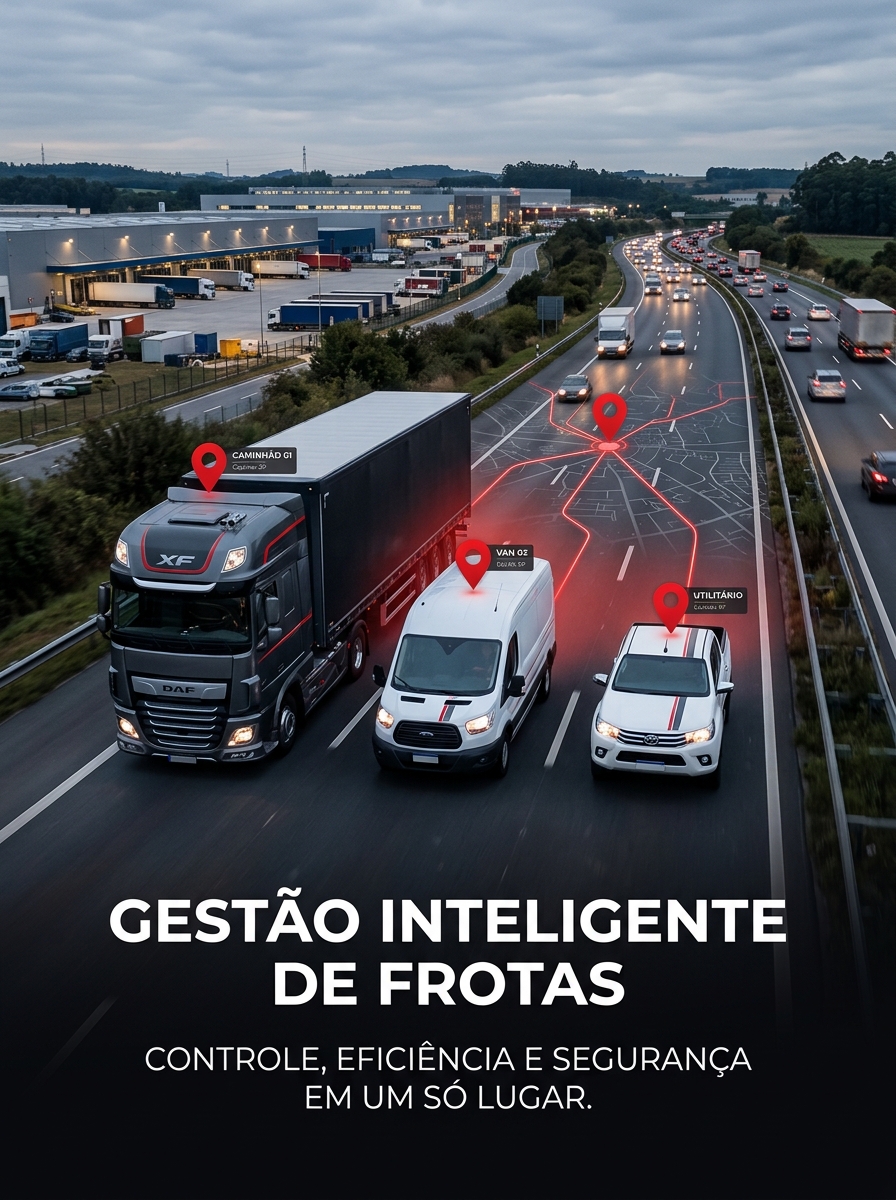 Caminhão em rodovia durante a operação